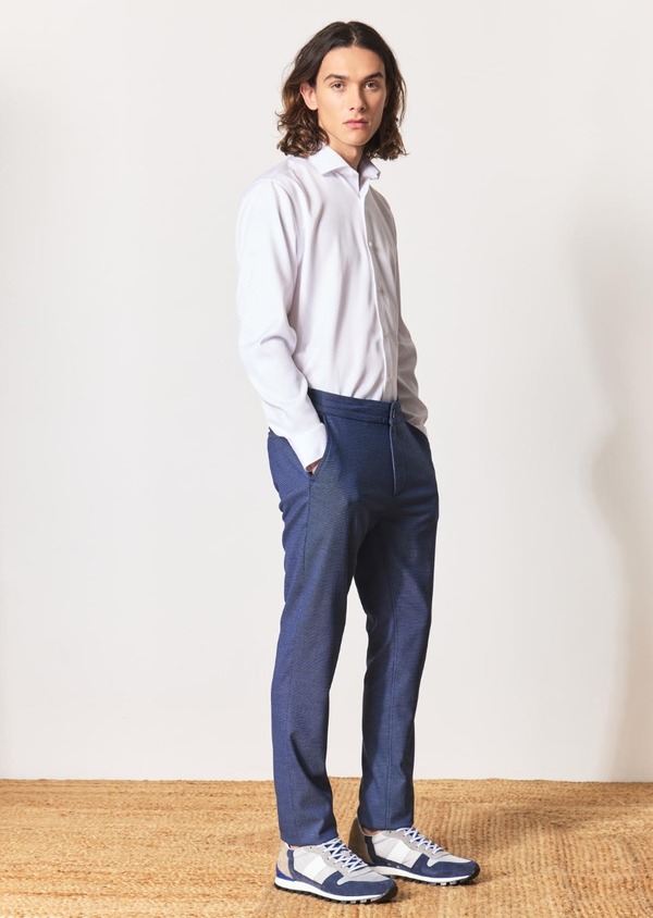 Pantalon casual skinny uni bleu jeans - Father and Sons 55787