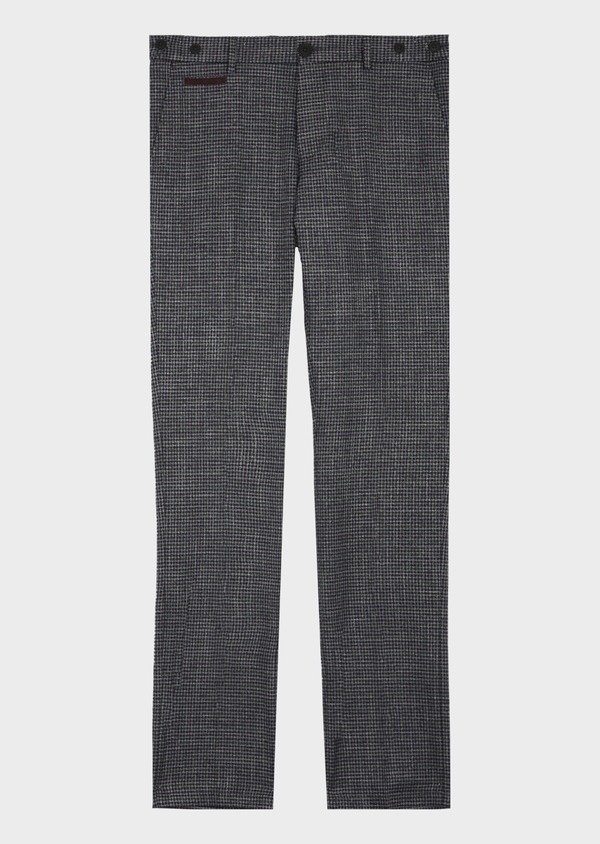 Pantalon coordonnable slim gris à carreaux - Father and Sons 42180